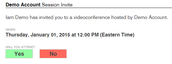 Email invitation header