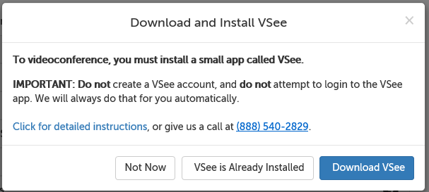 Download and Install VSee Message